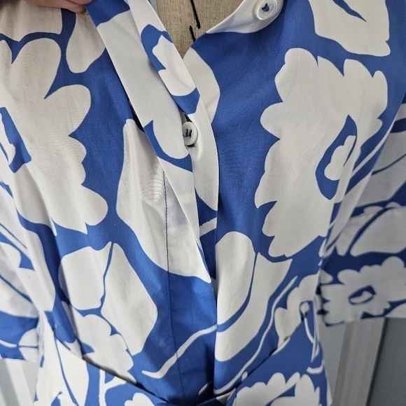 Piazza Sempione Floral Popover Midi Dress - Picture 5 of 10